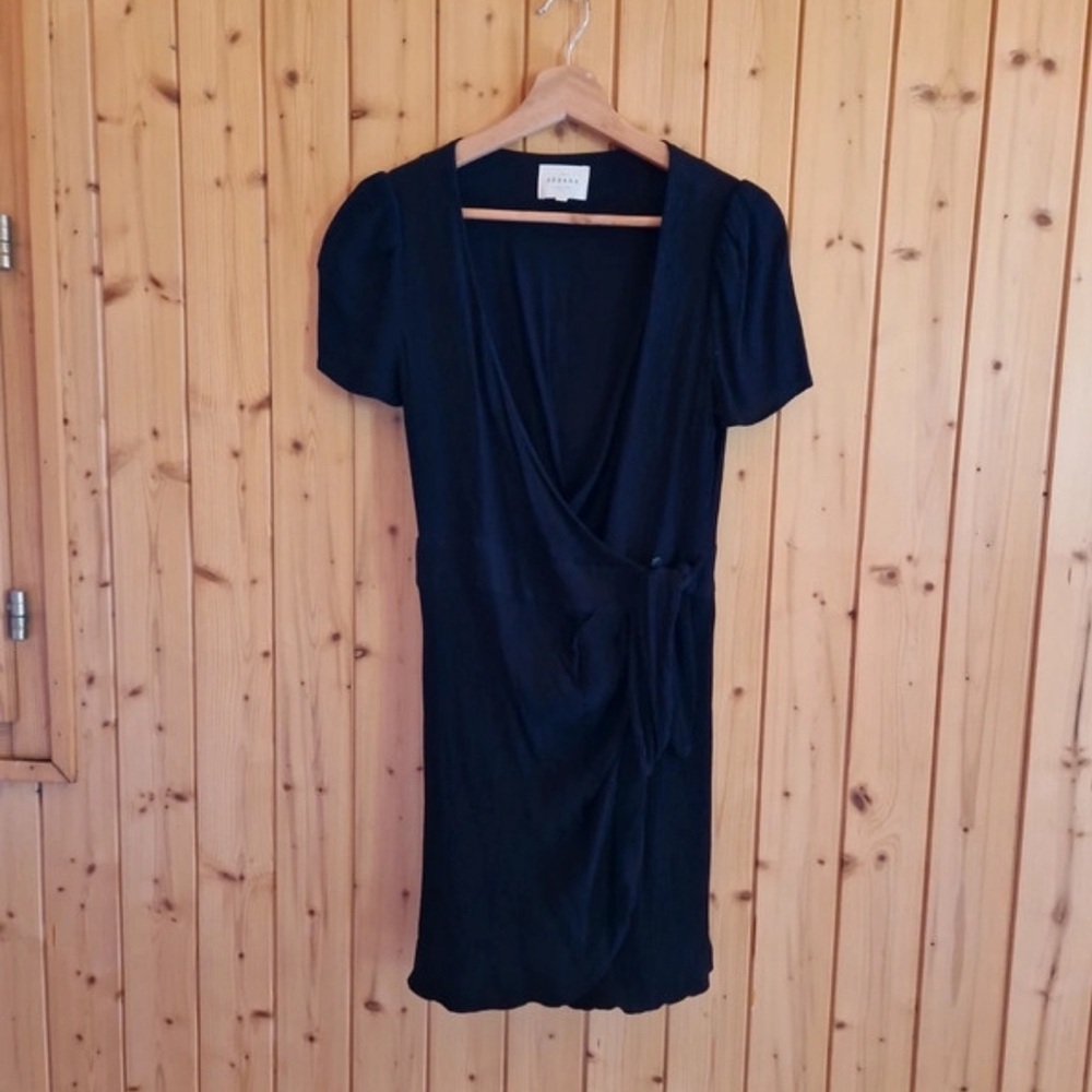 Black wrap dress sezane
